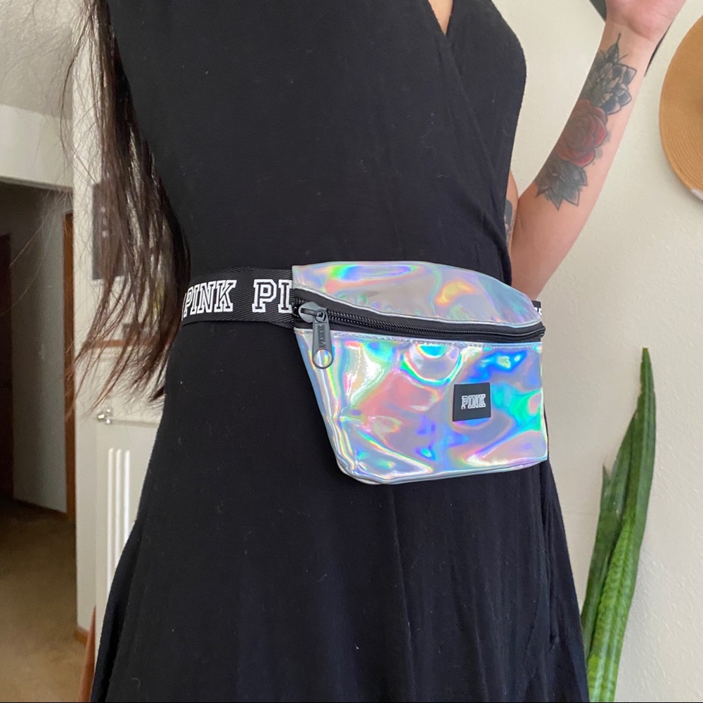 PINK Holographic Fanny Pack